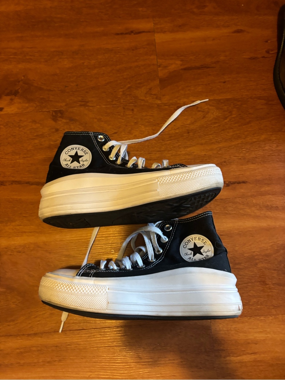 Converse Platform High Top Sneakers - Black and White